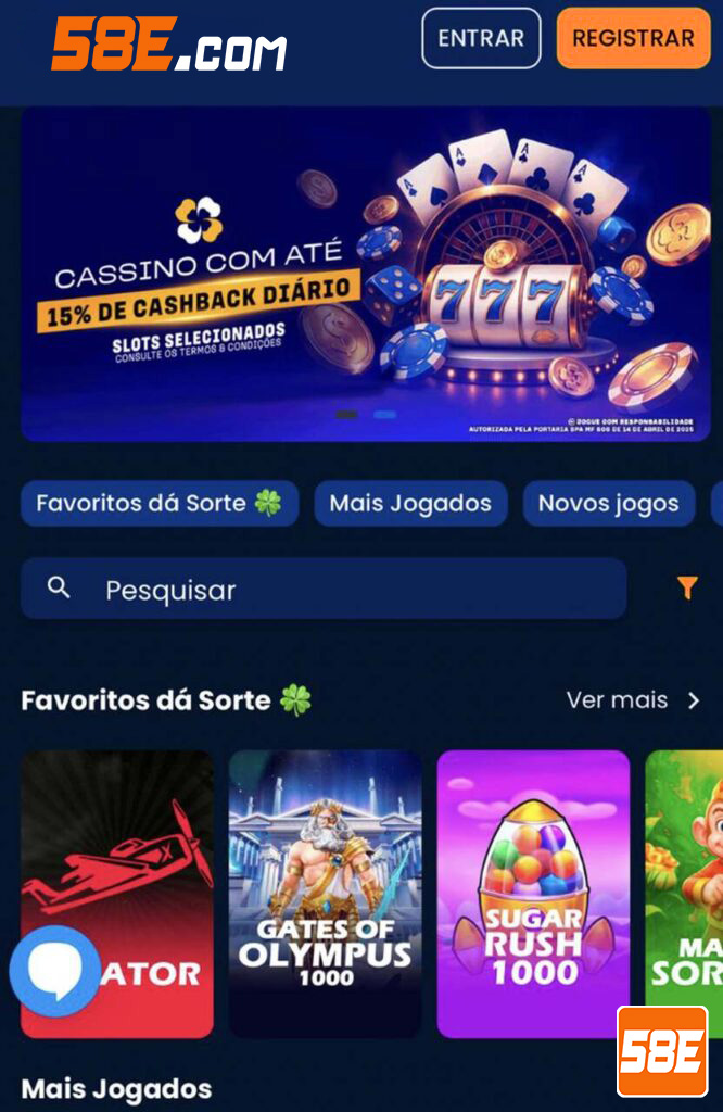 Download rápido do app 58e